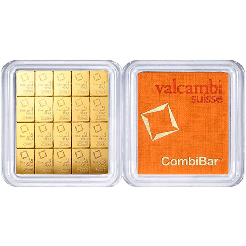 Image for 20 gram Gold Valcambi CombiBar from TD Precious Metals